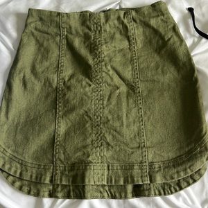 Altar’d State green mini skirt